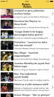 Futbol Futbol android App screenshot 1